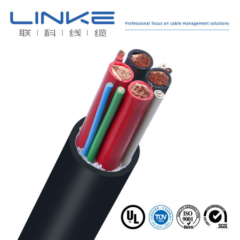 UL 600V 16AMP 3*14AWG+1*18AWG AC EV Wire EV-oplaadkabel met zuurstofvrije koperen geleider
