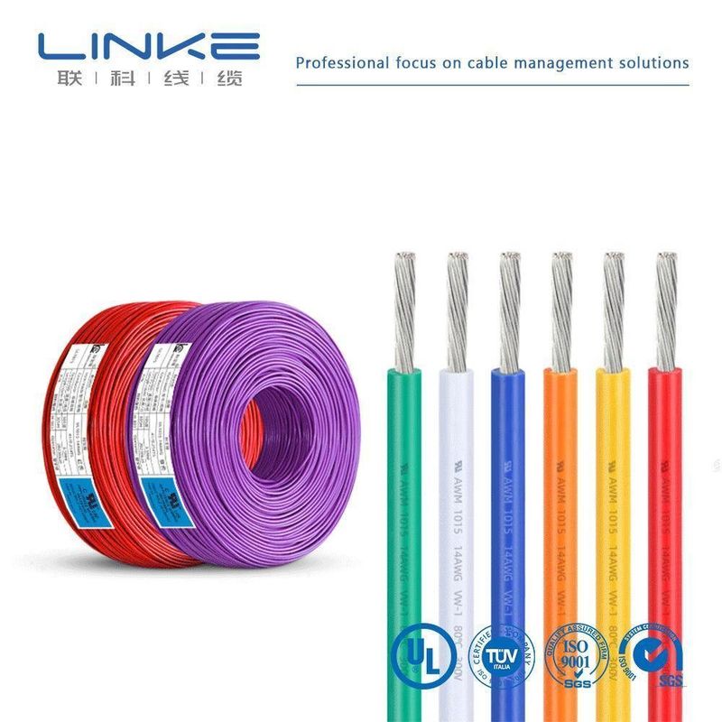 300V Single Core Flexible Copper Conductor UL3817 Energy Storage Cable for Professional
