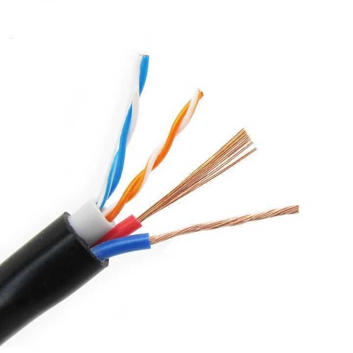 Op maat gemaakte hoogflexible composietkabel Cat 5 koperen netkabel voor elektriciteitscentrales