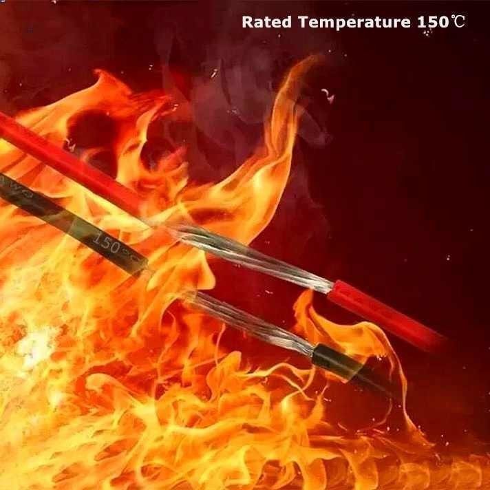 24AWG Vertind Koper Hittebestendige Automotive Draad Stroomkabel voor EV Accu Harnas