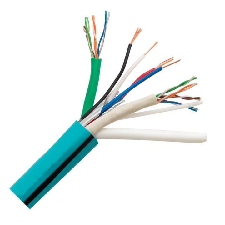 Bare Copper 750hm Coaxial Cable 100 meter Rg174 Cable met stroom 300V PVC Jacket