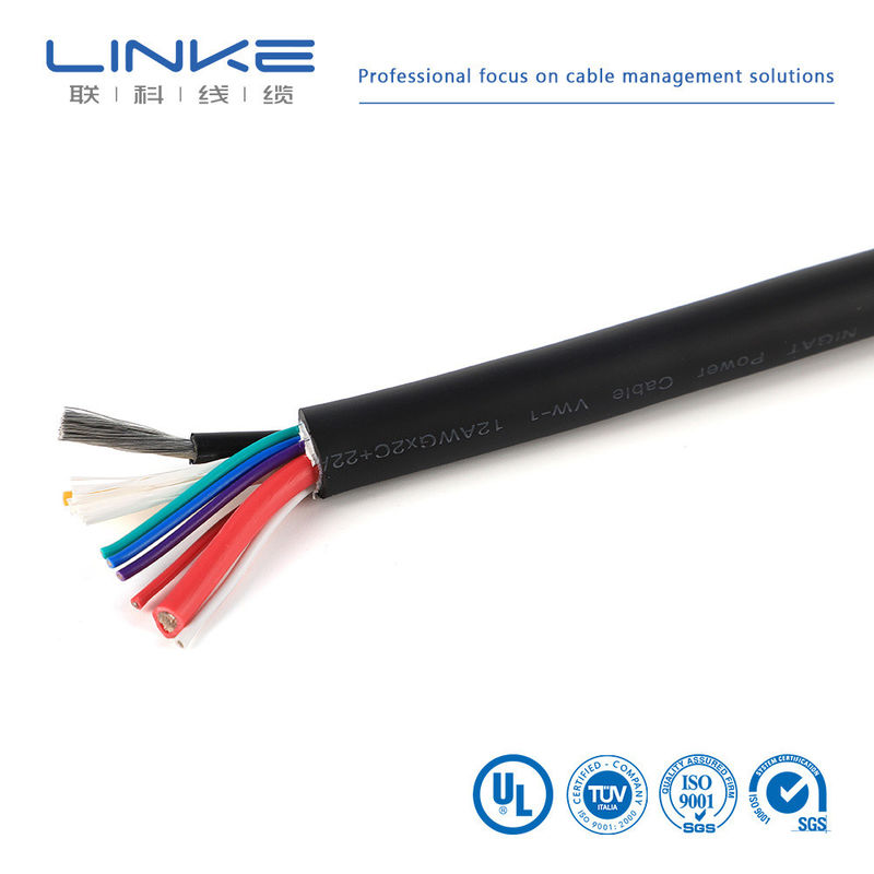 Hoogspannings dubbel afgeschermde vertinde koperen autokabel voor laag- en middenspanningsapplicaties