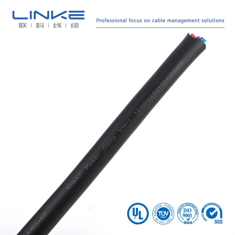 Hoogspannings dubbel afgeschermde vertinde koperen autokabel voor laag- en middenspanningsapplicaties