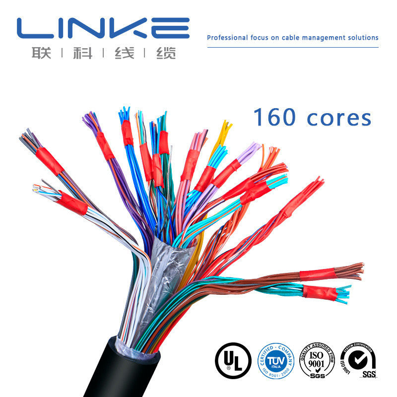 Industriële PVC-geïsoleerde multicore flexibele besturingskabel met een blikkoperdraadkern