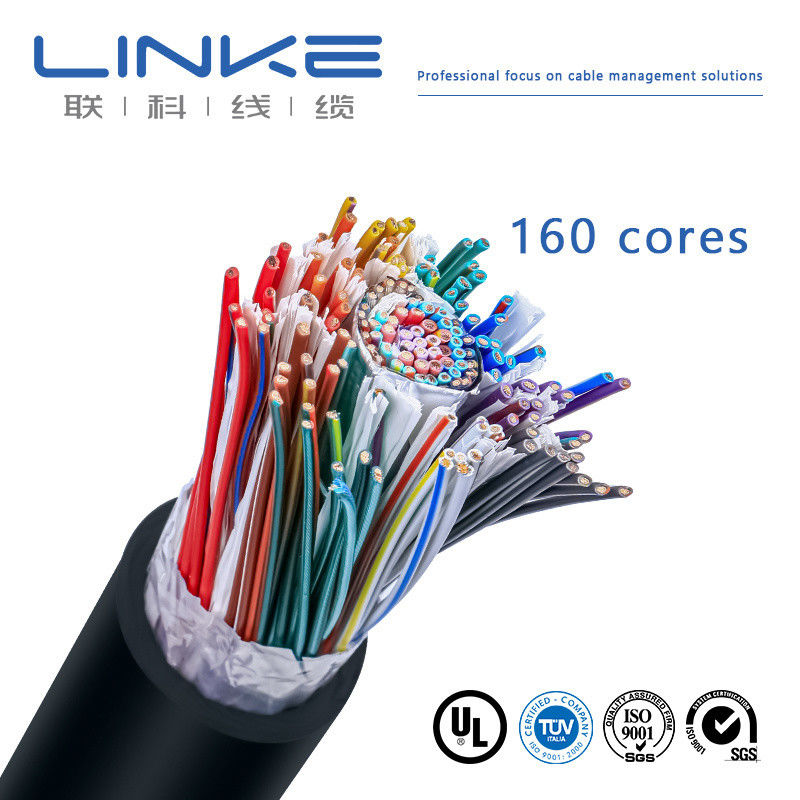 Industriële PVC-geïsoleerde multicore flexibele besturingskabel met een blikkoperdraadkern