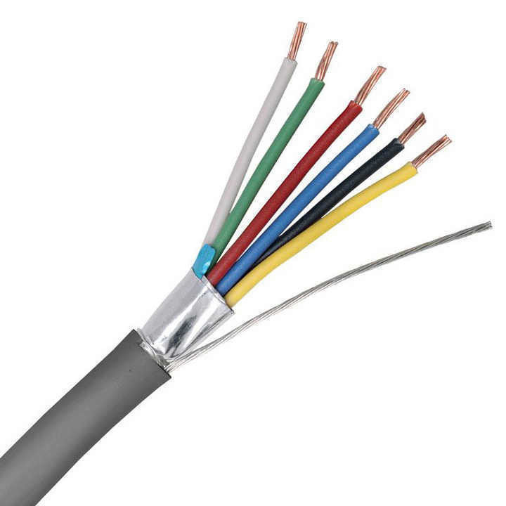 Ronde draad koper kern XLPE geïsoleerde besturingskabel PVC-schede 0,16 mm Multi Core