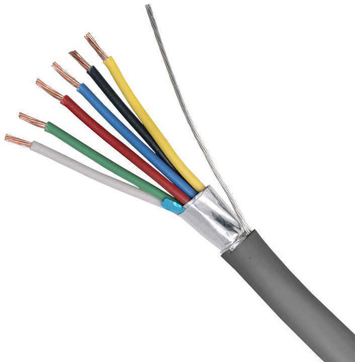 Ronde draad koper kern XLPE geïsoleerde besturingskabel PVC-schede 0,16 mm Multi Core