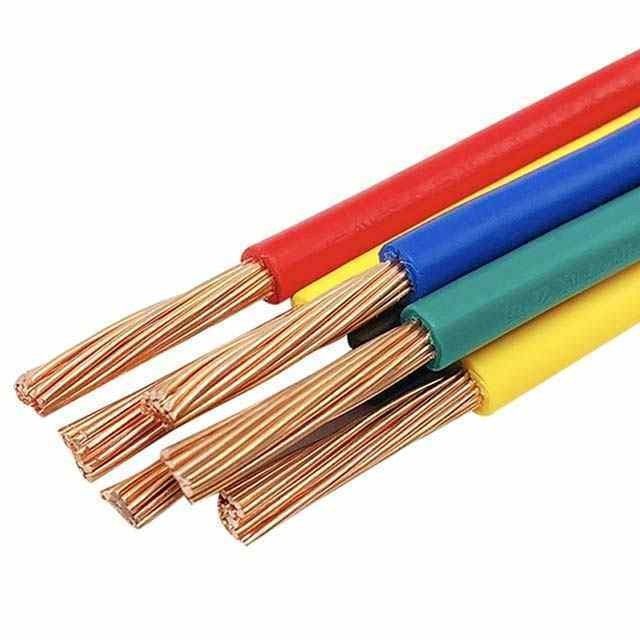 LK-604 Direct Supply 2,5 mm Single Core Tined Copper Electrical Wire met 300-600V Nominale Spanning PVC Geïsoleerde Koperkabel