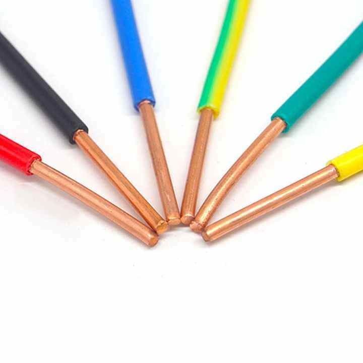 LK-604 Direct Supply 2,5 mm Single Core Tined Copper Electrical Wire met 300-600V Nominale Spanning PVC Geïsoleerde Koperkabel
