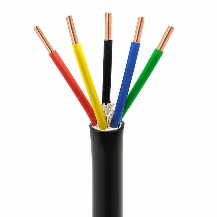 PVC-isolatie Kvv elektrische draadkabel 1,5 m2 voor meerdere kernen
