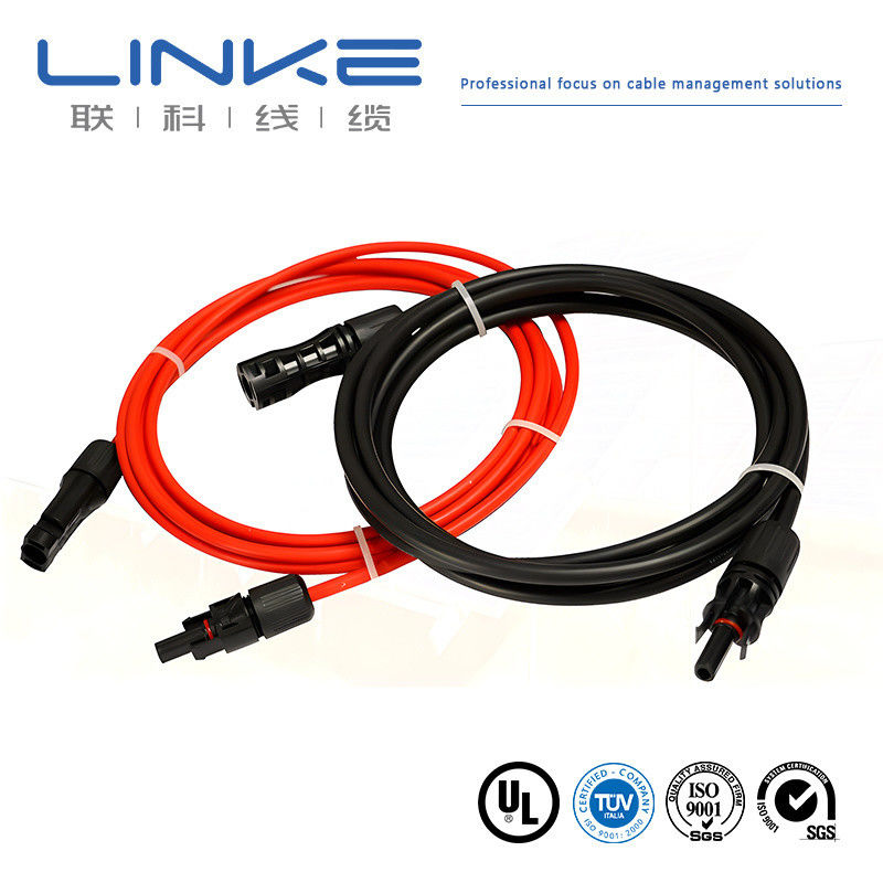 Laag- en middenspanning 10AWG PVC Jacket Solar Cable voor auto fotovoltaïsche energieopslag