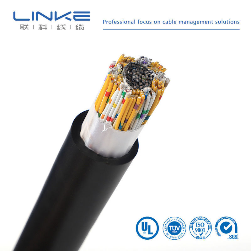 UL-communicatieapparatuurbesturingskabel met flexibele koperen kern en PVC-isolatie