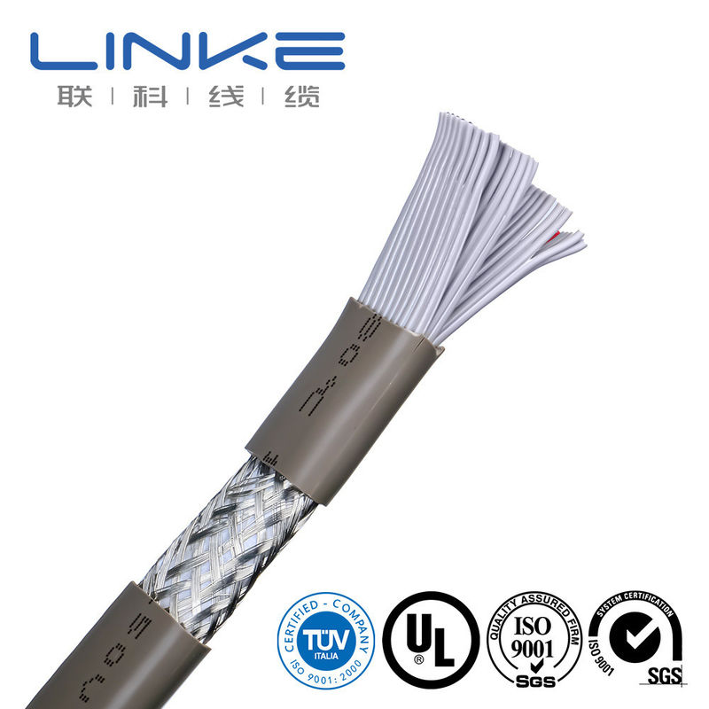 0.76 mm Gemiddelde dikte Flexible rubber flat power wire kabel voor machine bedrading