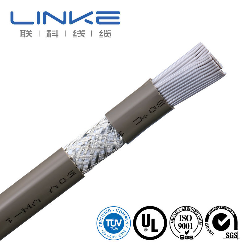0.76 mm Gemiddelde dikte Flexible rubber flat power wire kabel voor machine bedrading