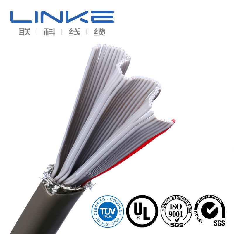 0.76 mm Gemiddelde dikte Flexible rubber flat power wire kabel voor machine bedrading