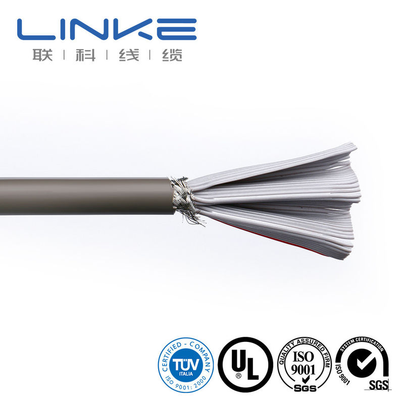 0.76 mm Gemiddelde dikte Flexible rubber flat power wire kabel voor machine bedrading