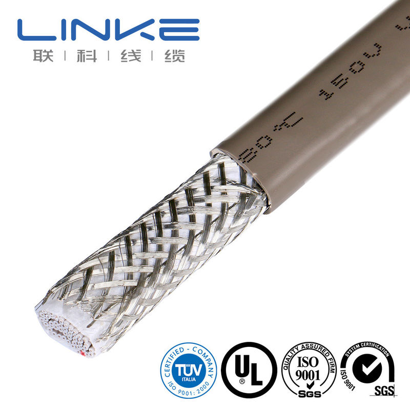 0.76 mm Gemiddelde dikte Flexible rubber flat power wire kabel voor machine bedrading
