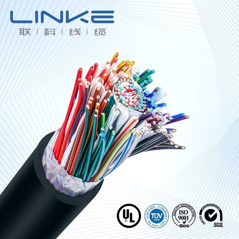 Ronde draad type K thermocouple kabel met siliconen jas en breed temperatuurbereik
