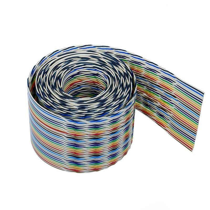 Vlakdraadgegevenskabel met XLPE-isolatiemateriaal 8/10/14/16/20/40/50 Pin Extension Wiring