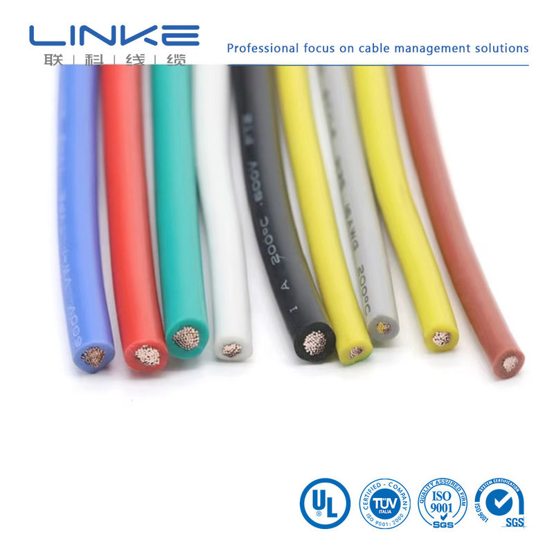 UL3135 Silicone rubber draad 30 28 26 24 22 20 18 16 14 12 10 AWG Geïsoleerde zachte koper elektronen LED lamp verlichting kabel