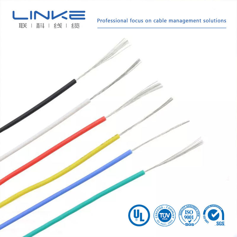 UL3135 Silicone rubber draad 30 28 26 24 22 20 18 16 14 12 10 AWG Geïsoleerde zachte koper elektronen LED lamp verlichting kabel