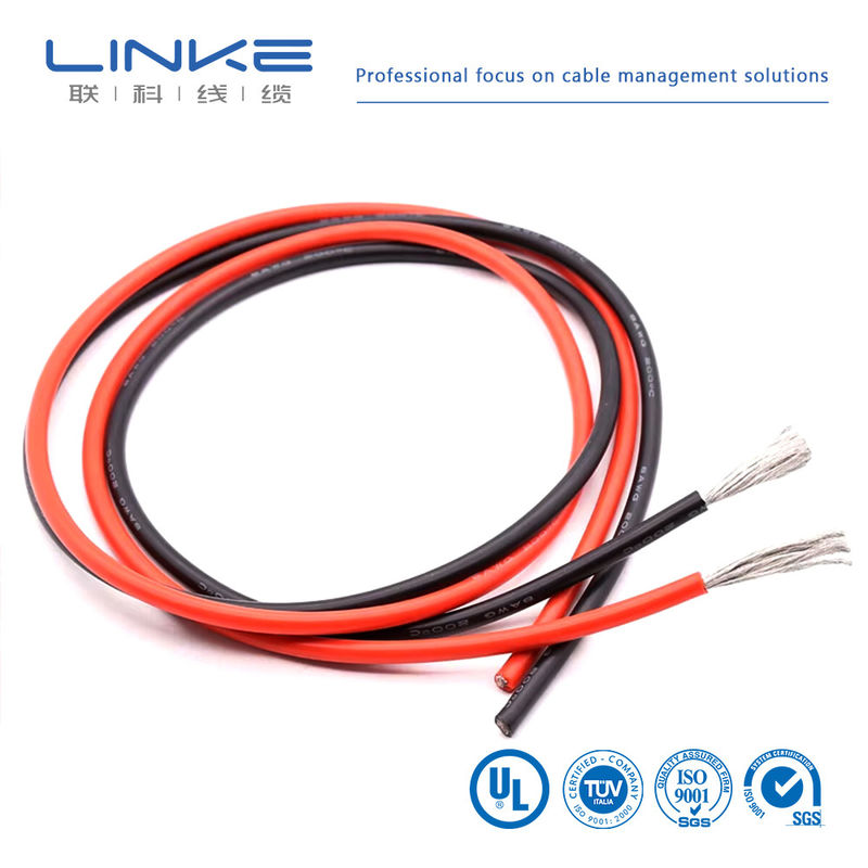 Gemaakte koperen siliconen draad kabel met hoge flexibiliteit en 500V spanning