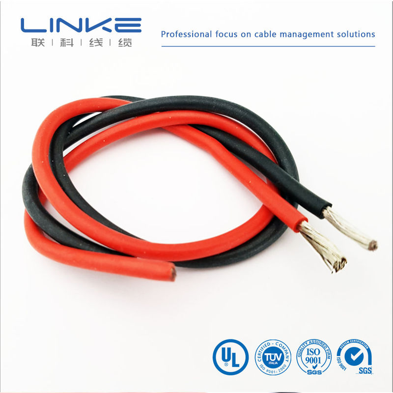 Gemaakte koperen siliconen draad kabel met hoge flexibiliteit en 500V spanning