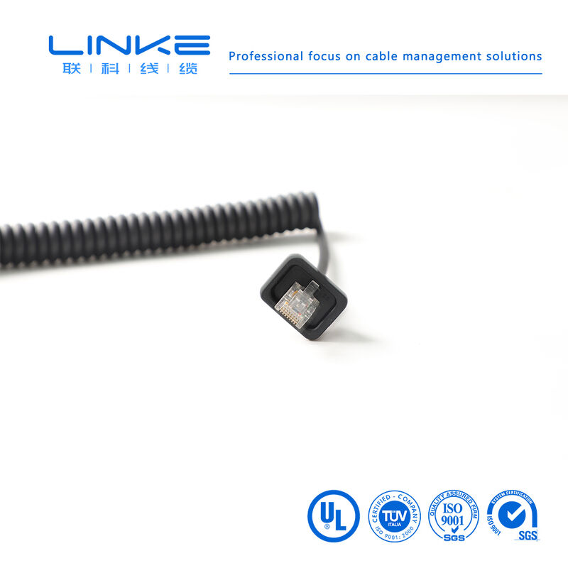 Categorie 6 Gigabit Afgeschermde Industriële Veer Netwerkkabel Met RJ45 Connector Voor Industriële Ethernet