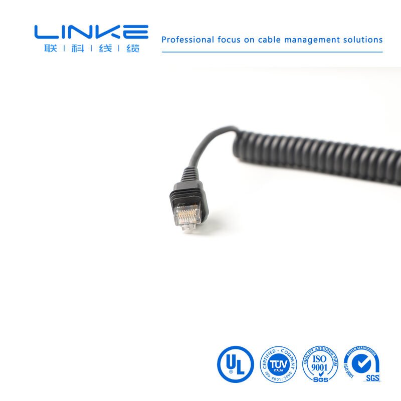 Categorie 6 Gigabit Afgeschermde Industriële Veer Netwerkkabel Met RJ45 Connector Voor Industriële Ethernet