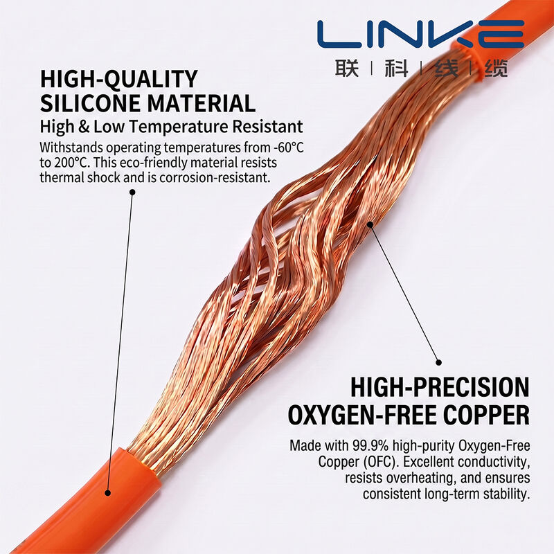 Hoogtemperatuur 200°C 600V Nominale Spanning Ultra Soft Silicone Cable UAV Draad voor energieopslag Drone